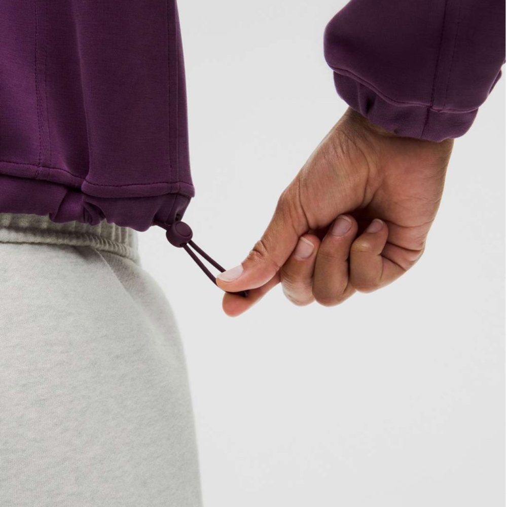 💜 Lululemon | Brushed Softstreme Half Zip | Dramatic Magenta | Size 10 💜 - Picture 3 of 9